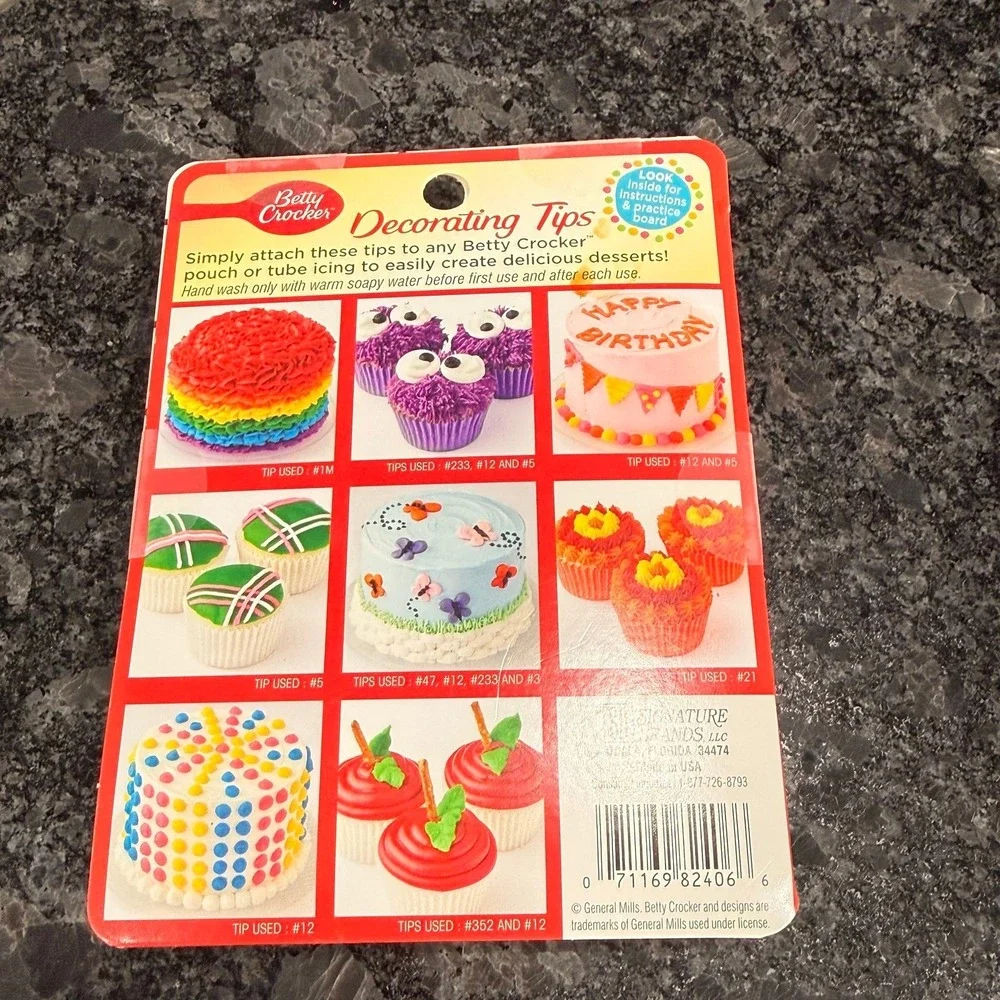 Betty Crocker decorating tips (8‎ tips)
